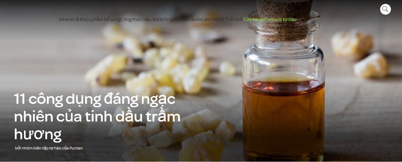 11 công dụng đáng ngạc nhiên của tinh dầu trầm hương